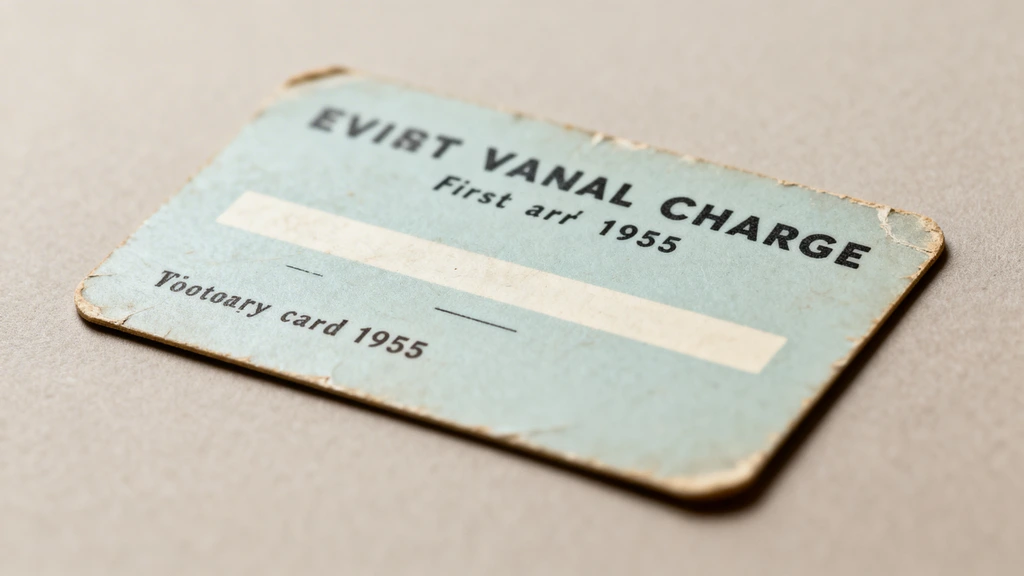 Eine der ersten Charge Cards aus den 1950er Jahren